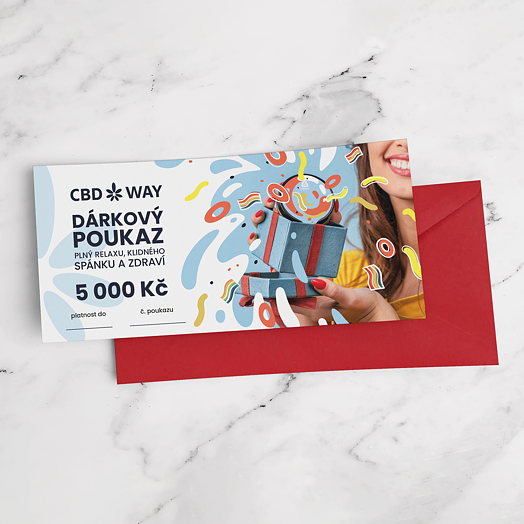 Dárkový poukaz 5000 Kč